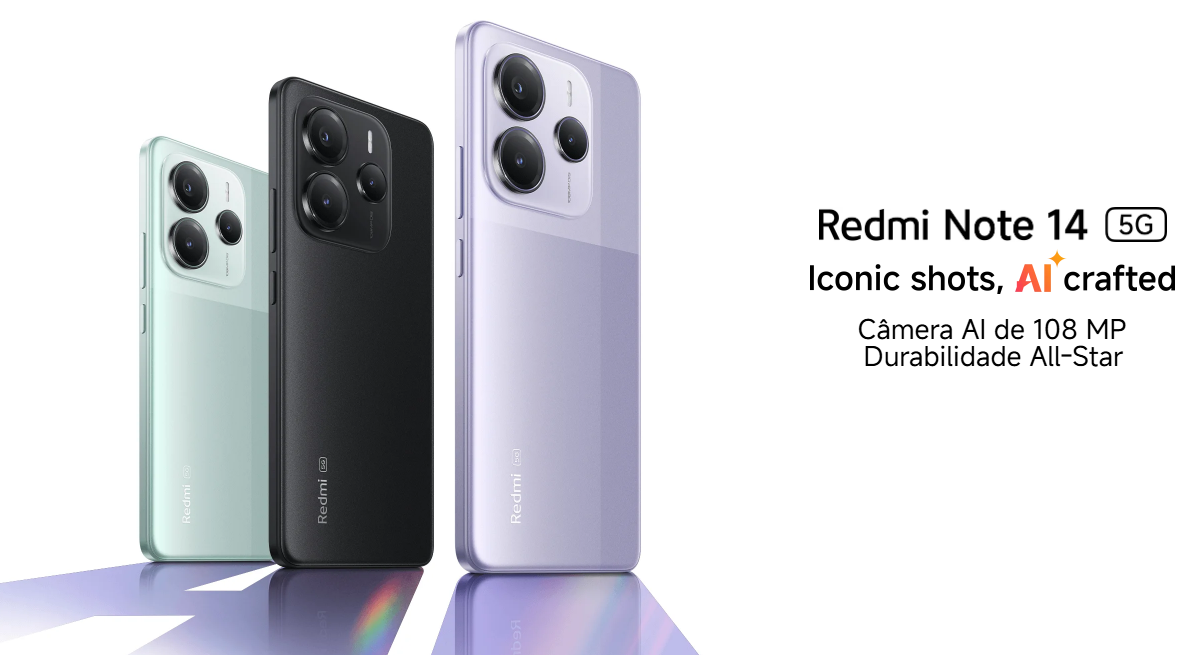 Xiaomi Redmi Note 14 5G 8GB RAM 256GB Versão Global - rs eletronicos sorocaba